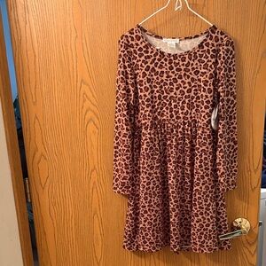 Stylish Kids Leopard Print Dress